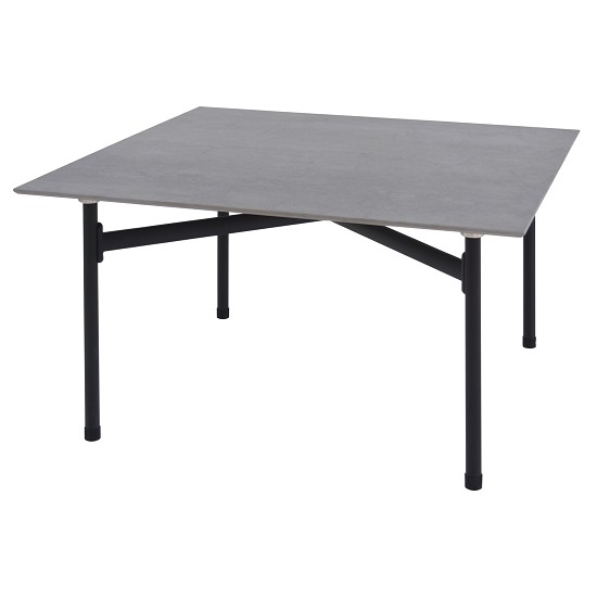 Tavolo basso con piano in gres porcellanato Kira