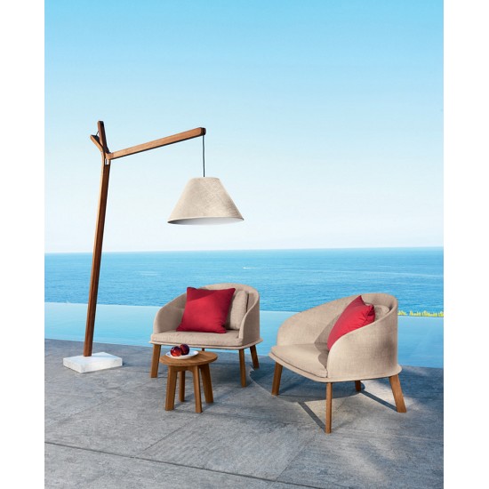 Lampada arco Cleocollection/Teak