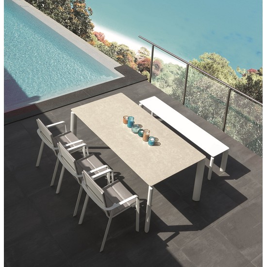 Tavolo Pranzo Ceramica Allungabile 160/215 Milocollection