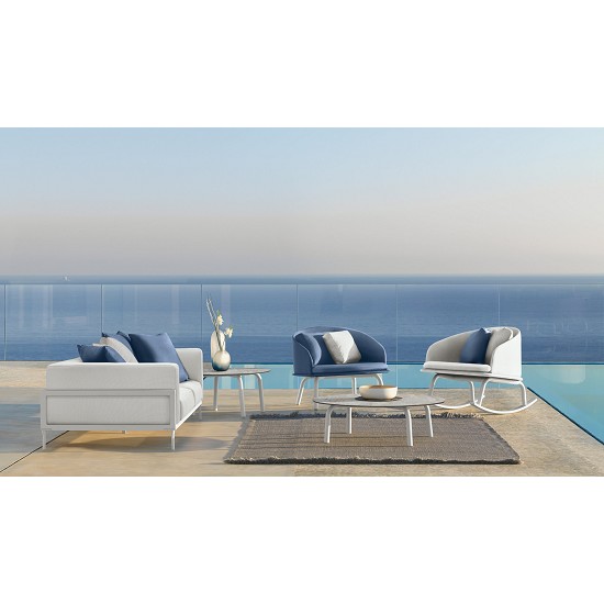 Poltrona living CleoSoftcollection/Alu