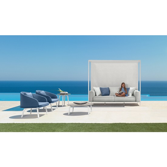 Poltrona lounge CleoSoftcollection/Alu