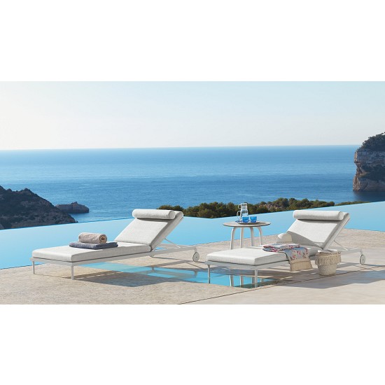 Lettino CleoSoftcollection/Alu