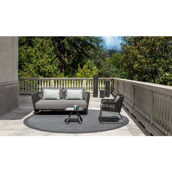 Poltrona Lounge in Corda Coralcollection